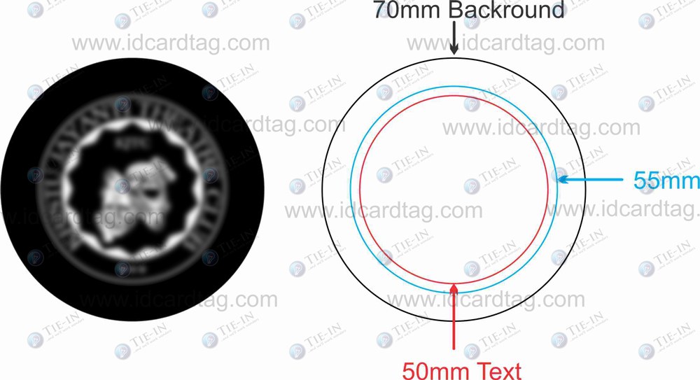 55mm-pin-button badge size measurement