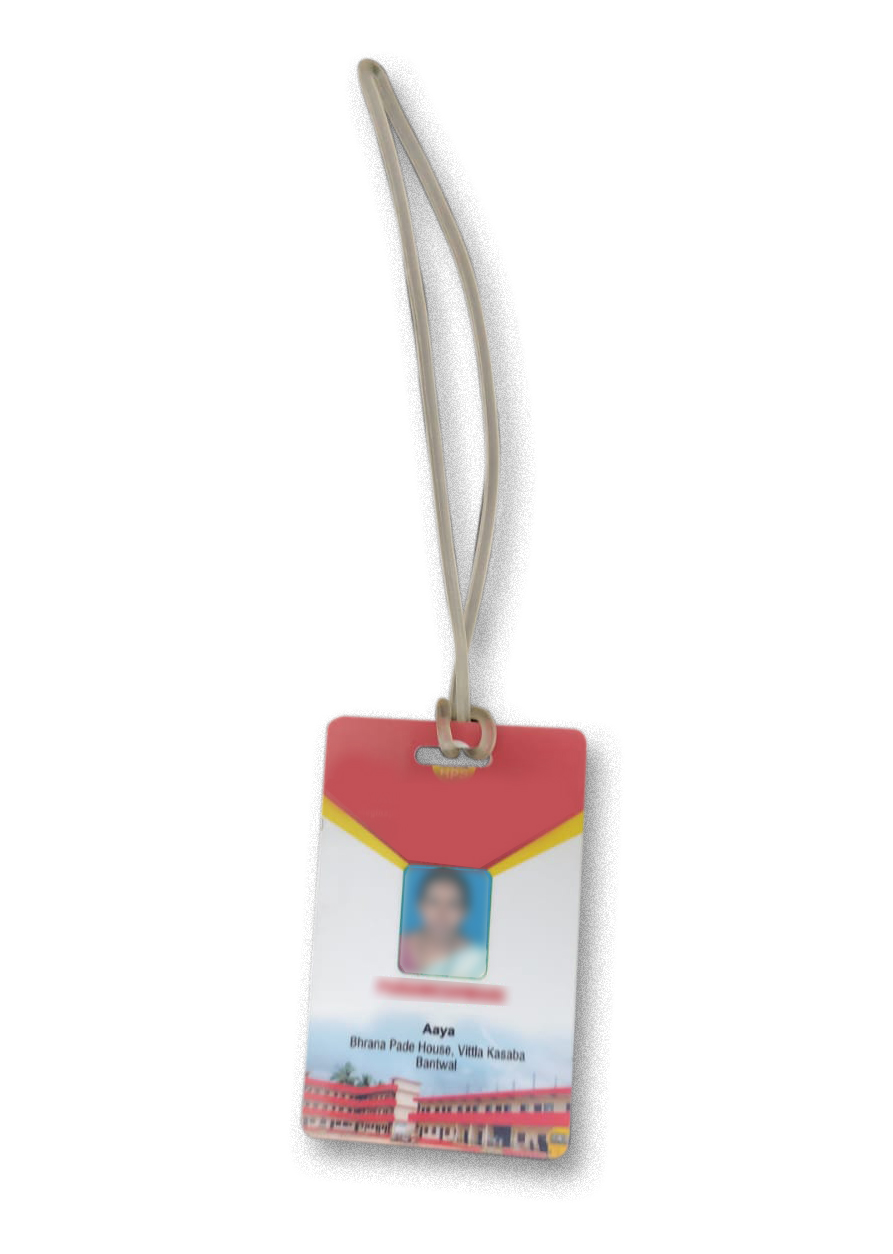 Bag-Luggage Tag with Photo & Name Print