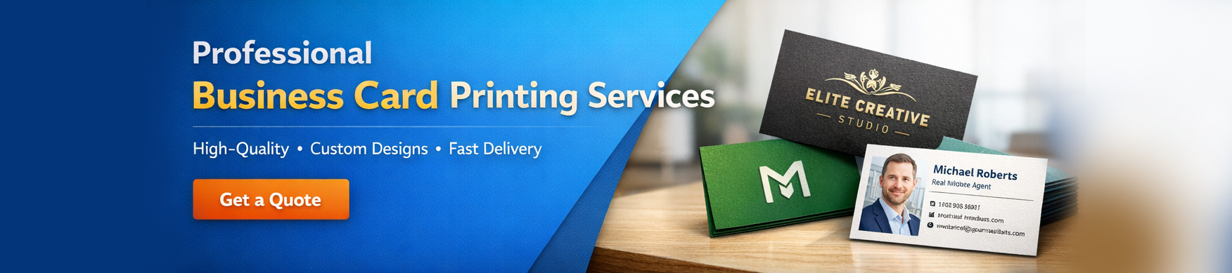 Premium Business Card Printing Services in Indi