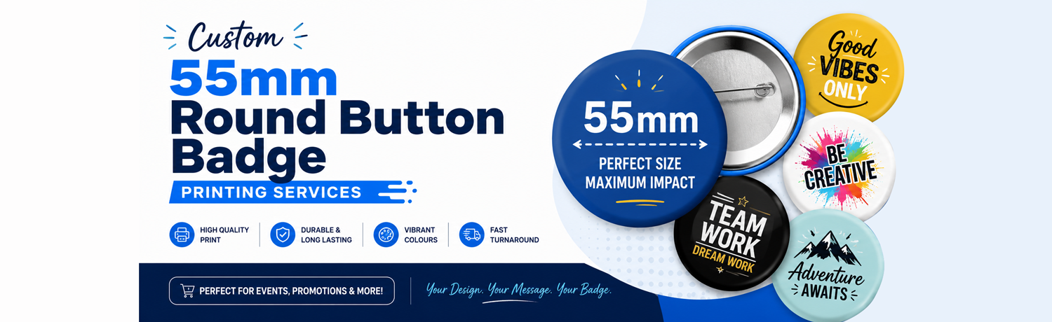 Company logos55mm-Round-Button-Badge-Printing idcardtag printing